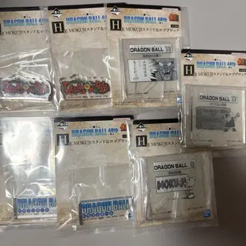 제일복권 드래곤볼 40th 제2탄 H상 로고 블록 목차