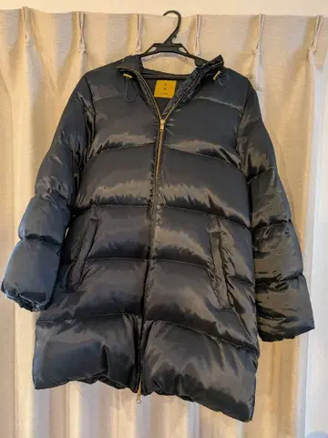 ROSSO 네이비 롱 기장 다운 자켓