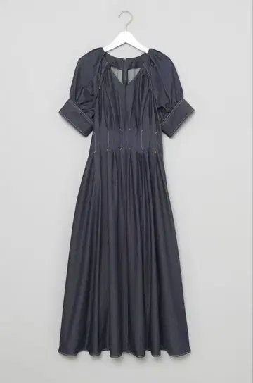 프레이 아이디 허리 턱 플레어 원피스