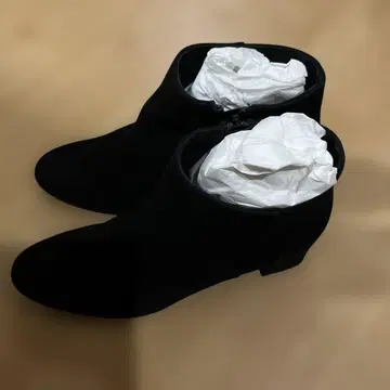 파비오 루스꼬니 블랙스 스웨이드 지퍼 부티