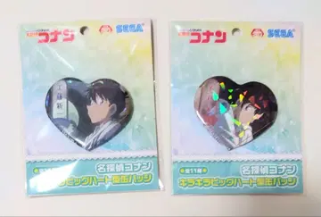 명탐정 코난 신이치 란 하트 캔뱃지 캔뱃지