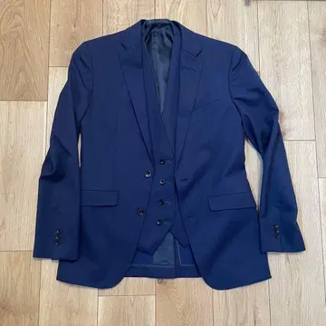 새상품급 SUIT SELECT 네이비 쓰리피스 수트