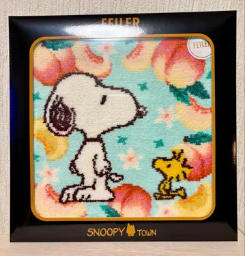 스누피 타운샵 페이러 손수건 피치