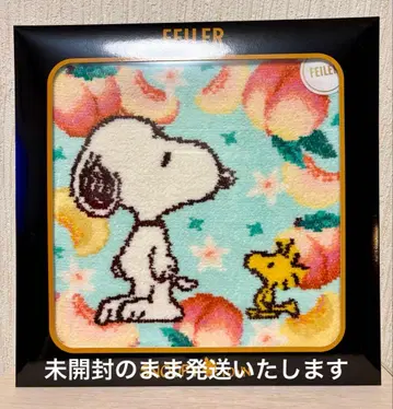 스누피 타운샵 페이러 손수건 피치