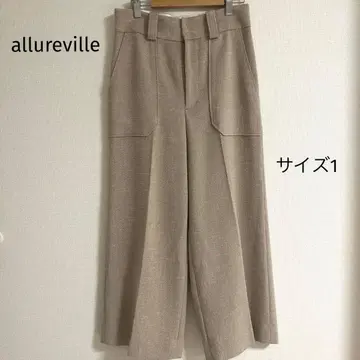 [새상품급] allureville 베이지 사이즈 1 와이드 팬츠