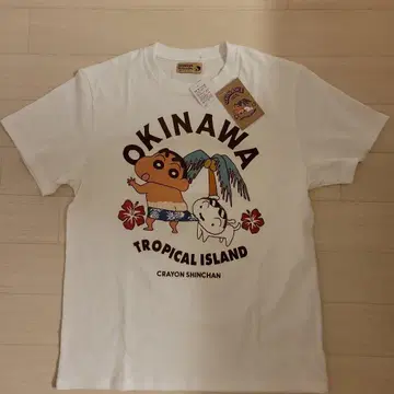 [ 새상품 ] 짱구는 못말려(크레용 신짱) 오키나와 T셔츠 S 사이즈