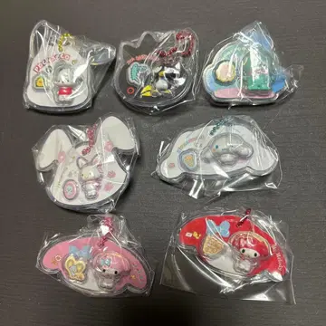 산리오 캐릭터즈 패키지 참&초코볼 7개 세트