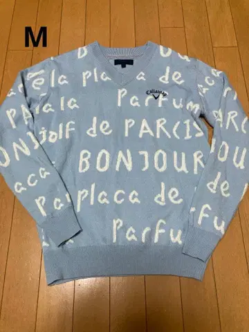 캘러웨이 V넥 스웨터 M 색스