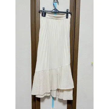 SNIDEL 롱 플리츠 스커트