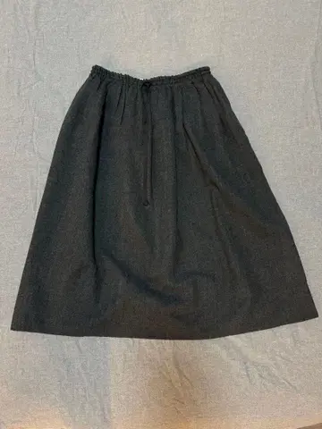 Vent d'ouest 플레어 스커트 38 다크 그레이 총길이 75
