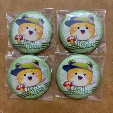 컬러풀 피치 캔뱃지 시바 다이너