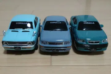 도요타 코롤라 50주년 기념 풀백카 3대 세트