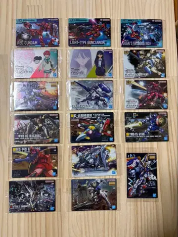 건담 건담 프라모델 패키지 아트 구미 3 17개 세트