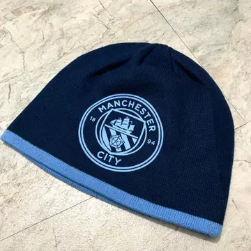 레어 디자인 맨체스터 시티 니트 모자 비니