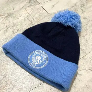 puma 맨체스터 시티 니트 모자 비니 폼폼