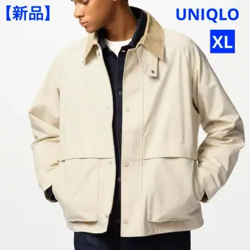 [새상품] 유니클로 유틸리티 숏 블루종 남성용 베이지 XL