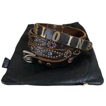 정품 M 사이즈 텐더 로인 스터드 벨트 기무라 타쿠야 착용 프라이드