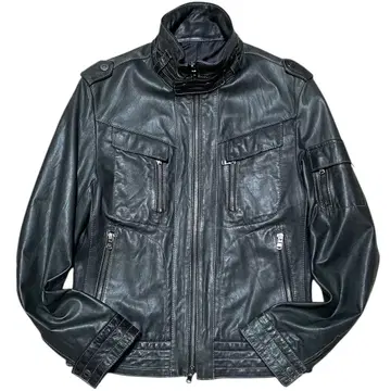 MEN'S MELROSE 램 가죽 라이더 자켓 어시멘틀리 3