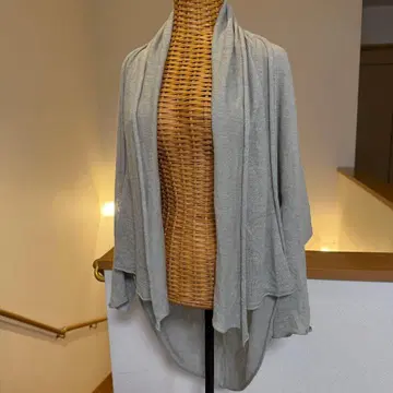 JURGEN LEHL 요건 레일 알파카 혼방 멋스러운 가디건 티셔츠