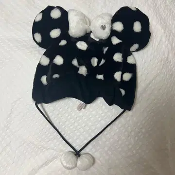 미키마우스 모양 도트 모자