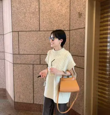 clane 케이블 니트 베스트