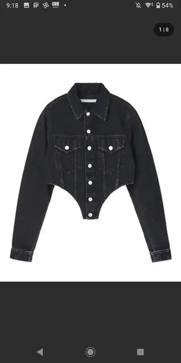 WASHED DENIM CUTTING JACKET