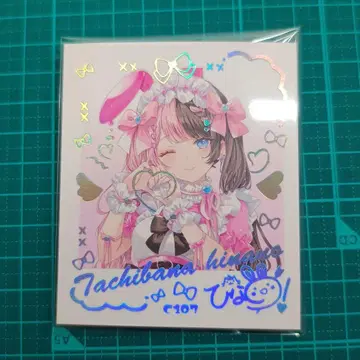 Vspo! C107 동동이 고양이 히무라 히나노 폴라로이드풍 카드 메이드