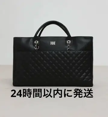 다리치 DD 퀼팅 와이드 멀티 토트백 BLACK