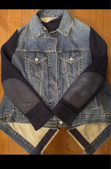 sacai 여성용 데님 자켓 아우터 지's 자켓 M 사이즈