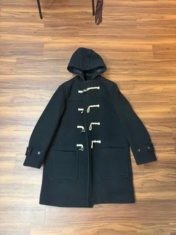 BEAUTY & YOUTH 블랙 더플 코트 L