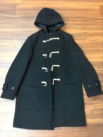 BEAUTY & YOUTH 블랙 더플 코트 L