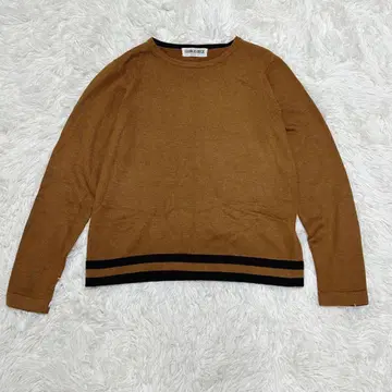 GEORGES RECH 여성용 긴팔 니트 S 울 라이트 브라운 이토킨