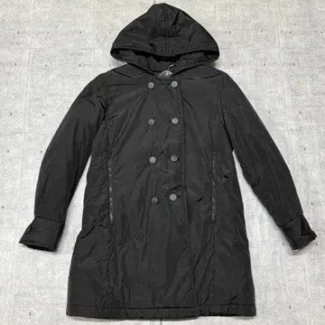 새상품급 90s ICEBERG 더블 프레스 후디 나일론 코트