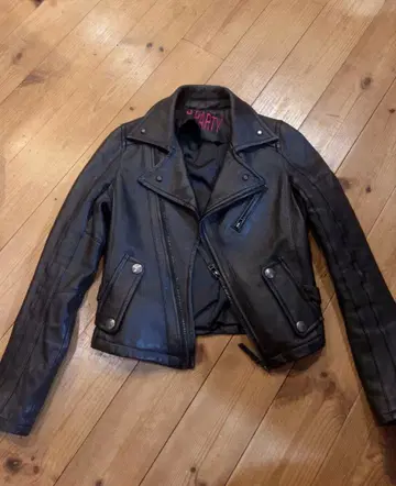 로얄 파티 가죽 라이더 자켓