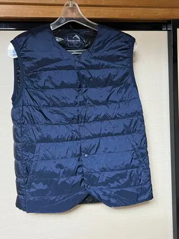 워크맨 네이비 퀼팅 다운 베스트 M 사이즈