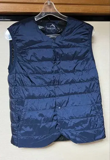 워크맨 네이비 퀼팅 다운 베스트 M 사이즈