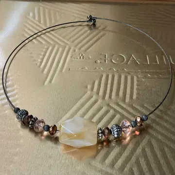 슬림 초커 프리 사이즈 목걸이 비즈 슬림