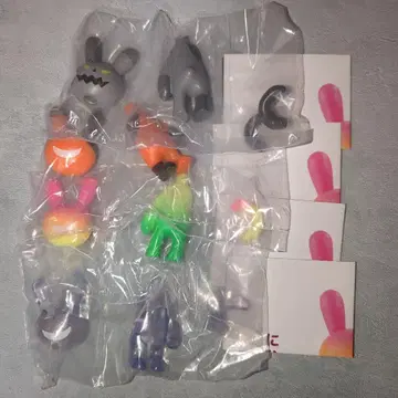 BLACK RABBiT6 블랙 토끼 4종 박스판 피규어