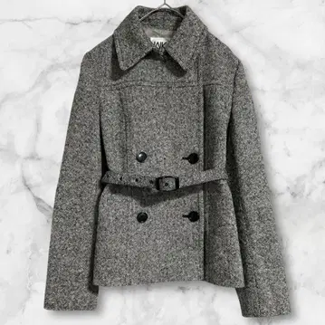 미쉘클랑 울 77% 더블 브레스트 자켓