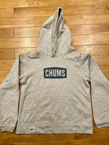 [ 새상품급 ] CHUMS 그레이 후드 부착 후드티 L 참스