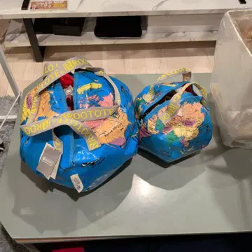 [ 구하기 어려움 ] ROOTOTE 지도 도안 토트백 부녀 세트