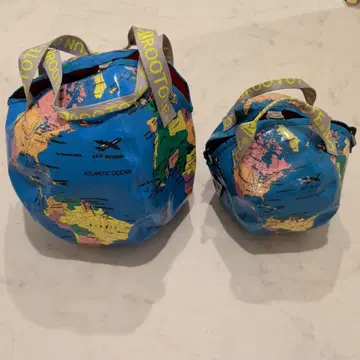 [ 구하기 어려움 ] ROOTOTE 지도 도안 토트백 부녀 세트