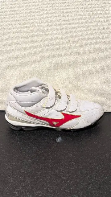 미즈노 스파이크 신발 30.0cm 화이트/레드