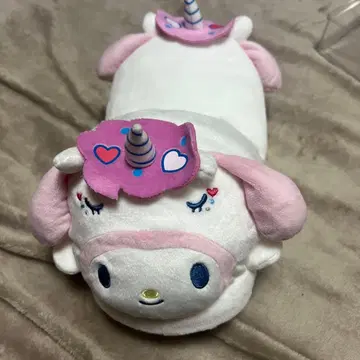 신규 경품 ] 슈가후와 카루~세루 봉제 인형 슬리퍼 마이멜로디 산리오