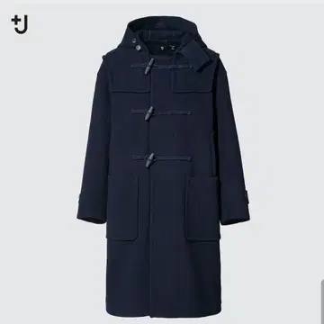 XXL 유니클로 +J 울 오버 사이즈 더플 코트