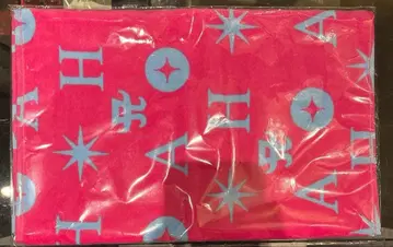 하마사키 아유미 TA 한정판 페이스 타월 모노그램 핑크