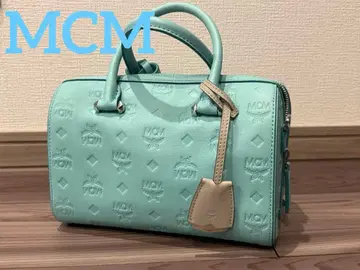 MCM 민트 그린 핸드백