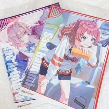 학마스 하나미 사키 아리무라 린넨 정전기 포스터