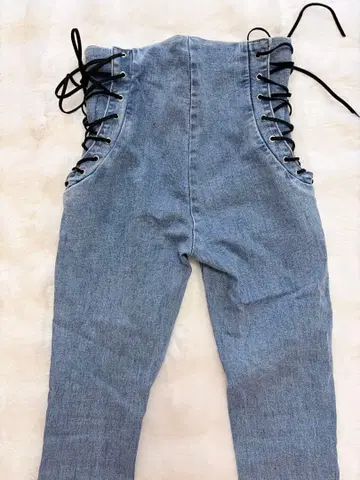 Bibiy. 레이스업 스키니 팬츠