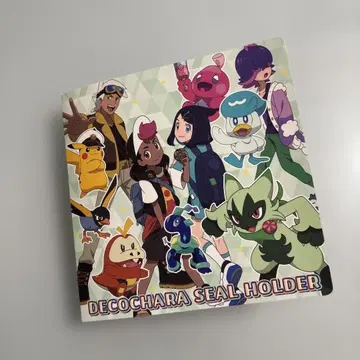 2024 GW 한정판 포켓몬빵 데코캐릭터씰 홀더 28장 씰 포함